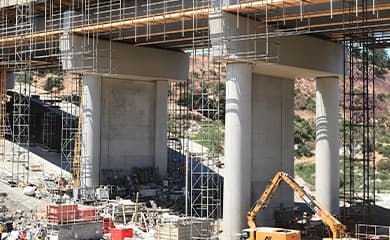 Obras de ingeniería civil.